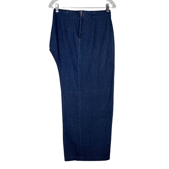 Superdown Tirza Maxi Skirt Denim 24 New - Picture 5 of 14